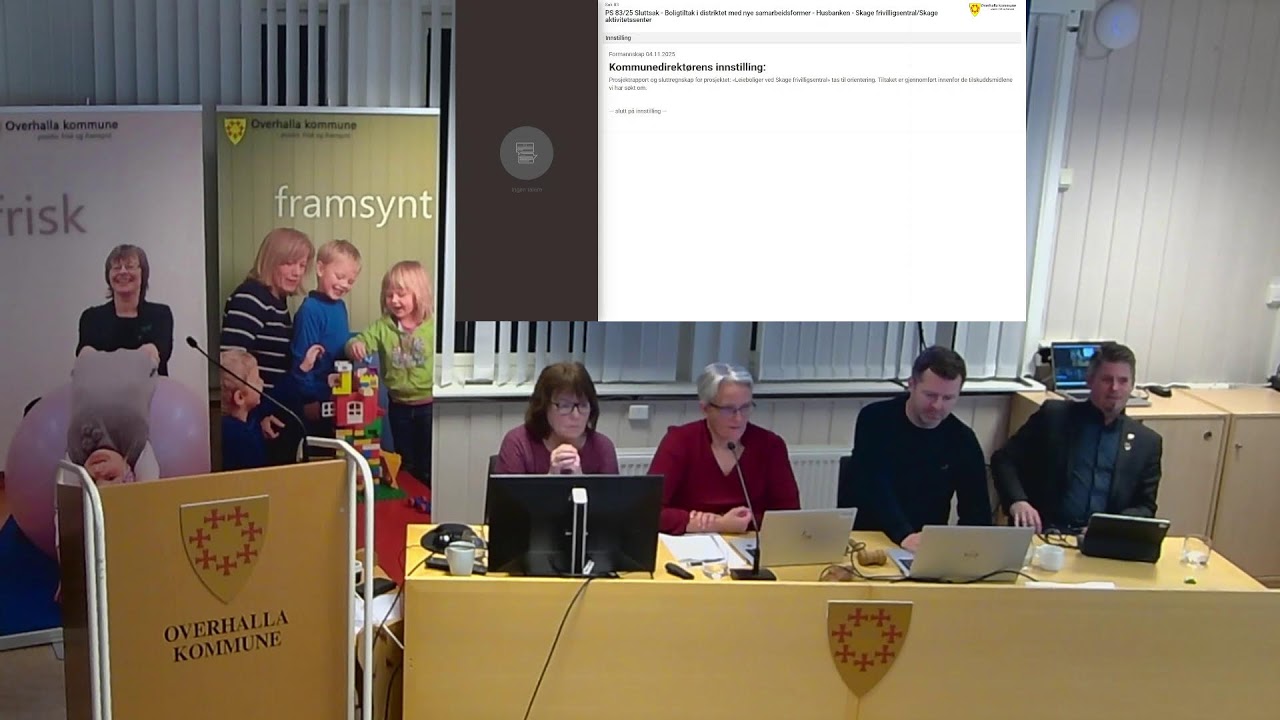 Kommunestyremøte 11. november 2025