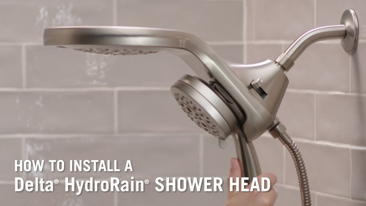 How to Install a Delta&reg; HydroRain&reg; Shower Head