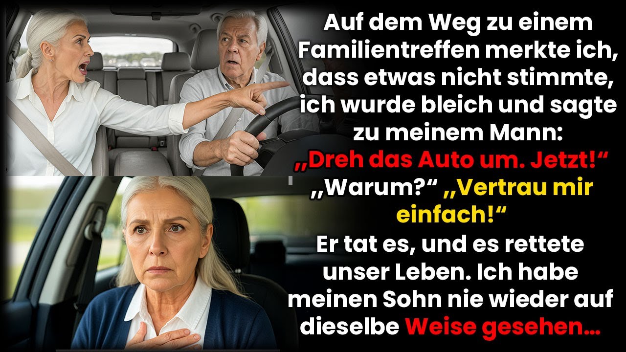 „Halt sofort an!“, sagte ich zu meinem Mann. Mein Instinkt rettete uns das Leben…
