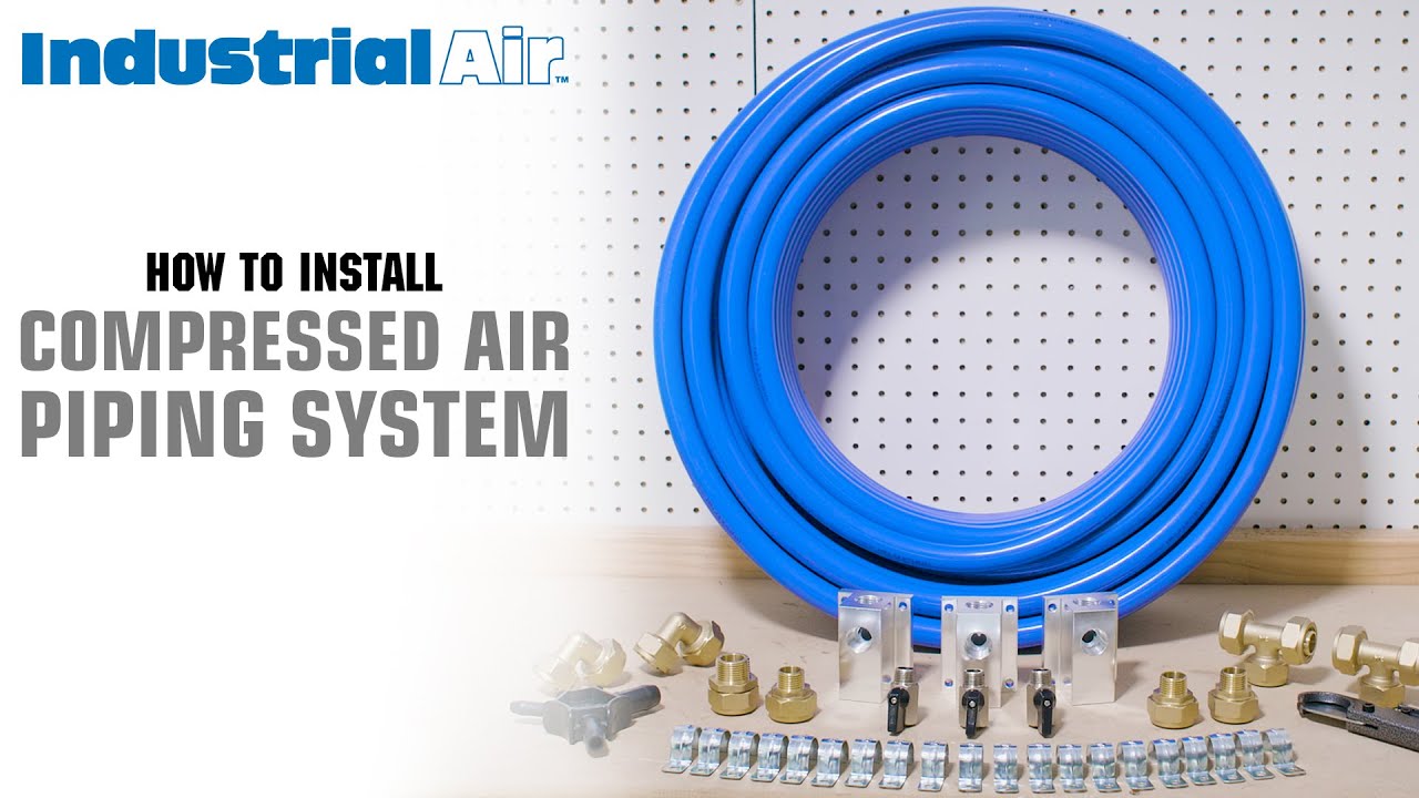 Industrial Air Compressed Air Piping System - Installation