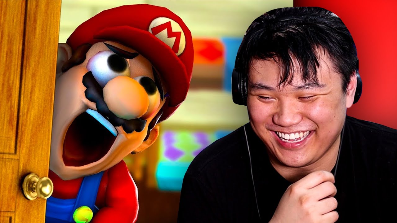 SMG4 Reacts to Mario Gets His PINGAS Stuck In A Door