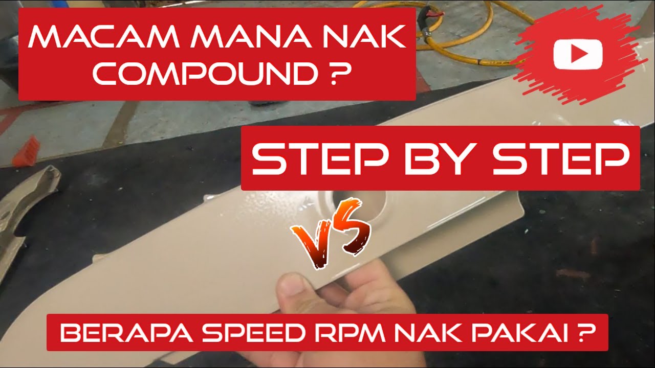 Macam Mana Cara Nak Compound Lepas Mengecat ?