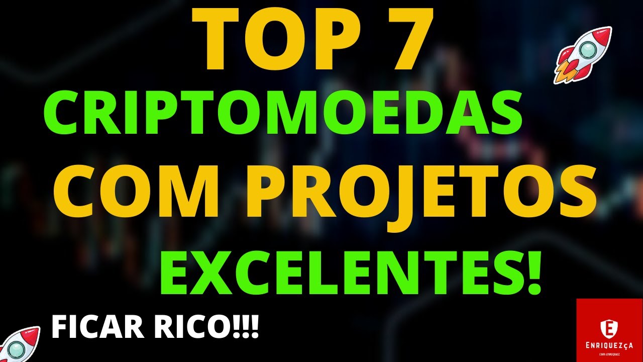 TOP 7 Criptomoedas com MELHORES PROJETOS, LONGO PRAZO, HOLD. [POTENCIAL LUCRO MAIOR QUE 100%] &Eacute; LUA!