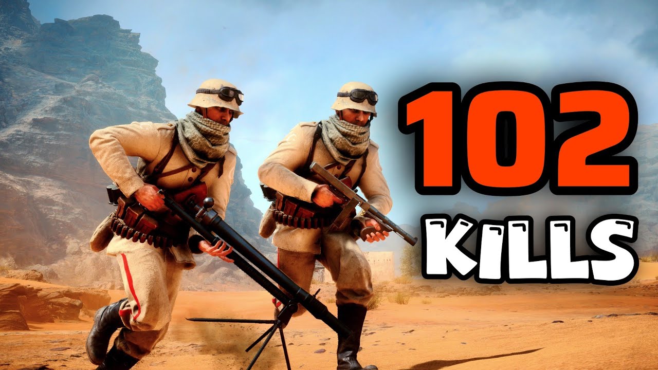 Battlefield 1: 106 KILLS on Suez - Assault class gameplay 