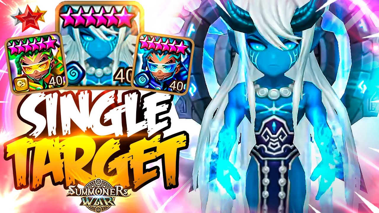 FAST SINGLE TARGET TEAM with THEOMARS and SKY SURFERS (G1 Rank) - Summoners War