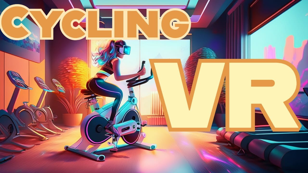 [Music] VR High-Resistance Cycling For Indoor Exercise #360video #metaquest3 #psvr2 #dogs #insta360