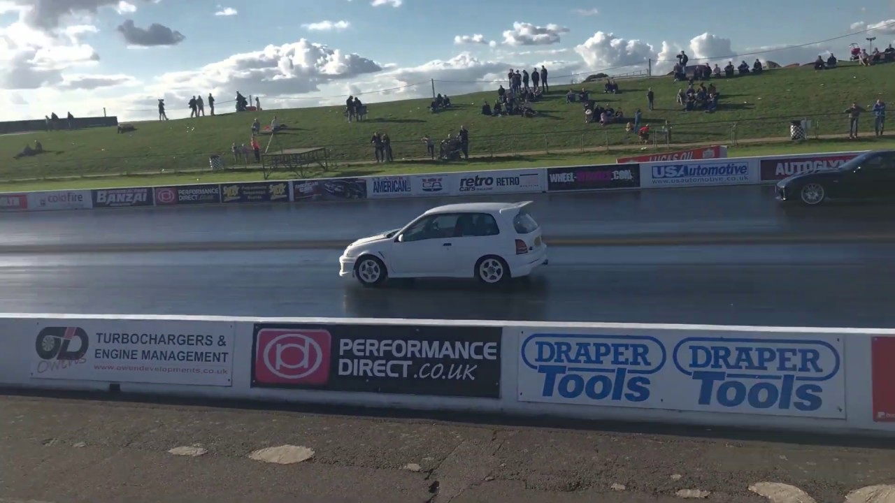 Toyota Starlet Glanza V 2ZZ-GE PT5858 Turbo - SantaPod 1/4 Mile