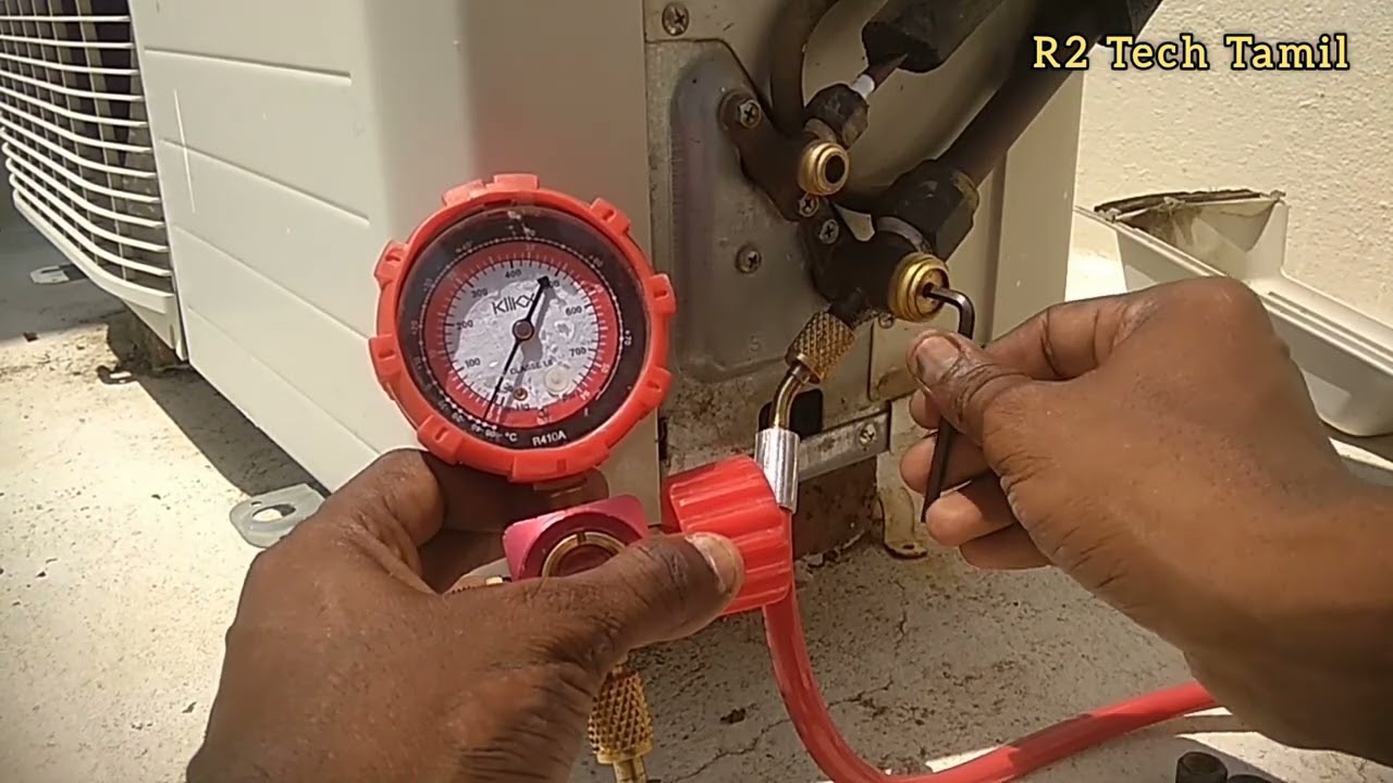 Split AC Pump down