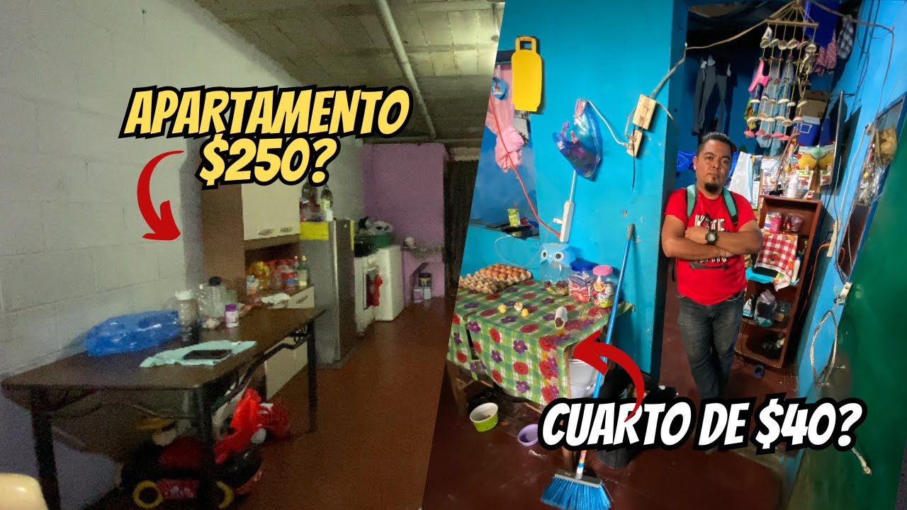 ASí ES UN CUARTO DE $40 EN EL SALVADOR - Mesón/Apartamento #elsalvador #fypシ #youtubeviral 🇸🇻