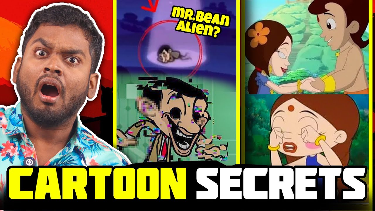 Chhota Bheem, Doraemon, Mr.Bean DARK SECRETS 😱 #mrkk #cartoonnetwork #doraemon