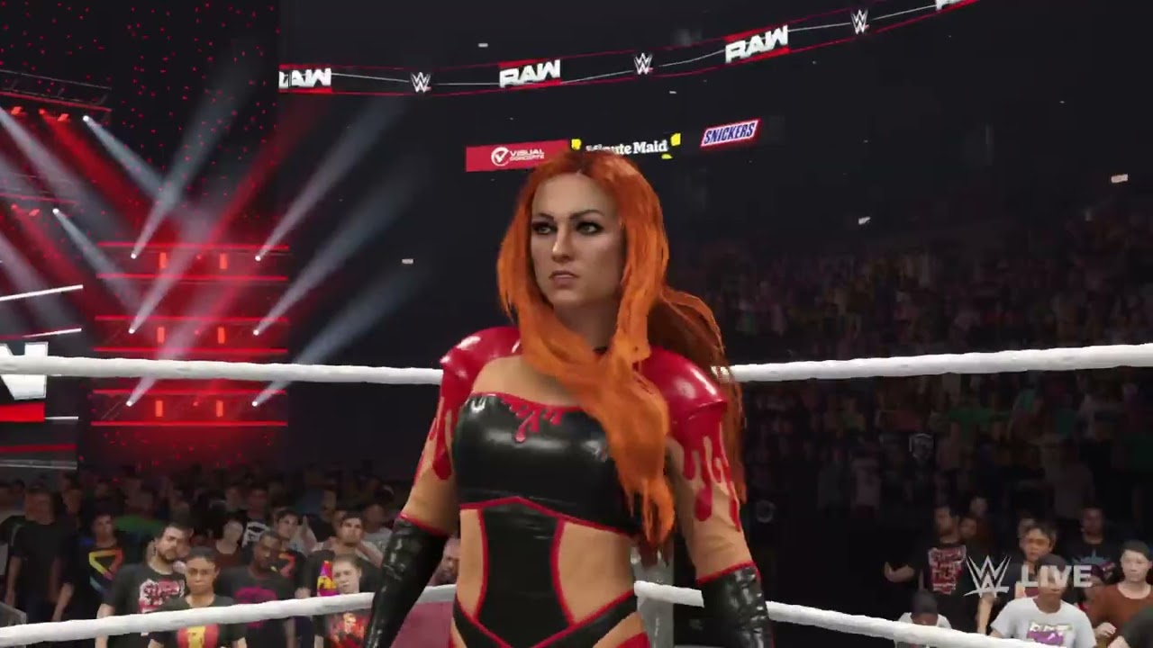 WWE 2K25 - Becky Lynch vs. Maxxine Dupri (Championship Match)