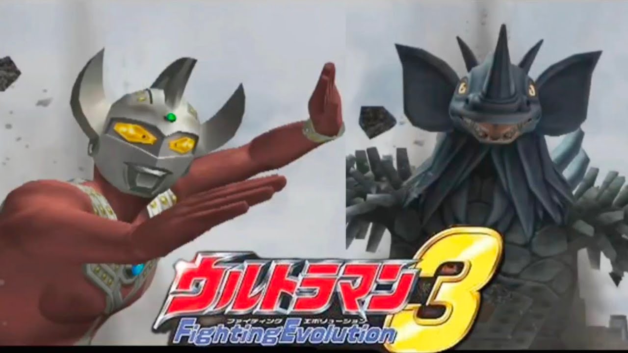 Ultraman FE3 Story Mode Ultraman Taro ตอน เผชิญยอดสัตว์ประหลาด สู้เขาน้องคนเล็ก AetherSX2 