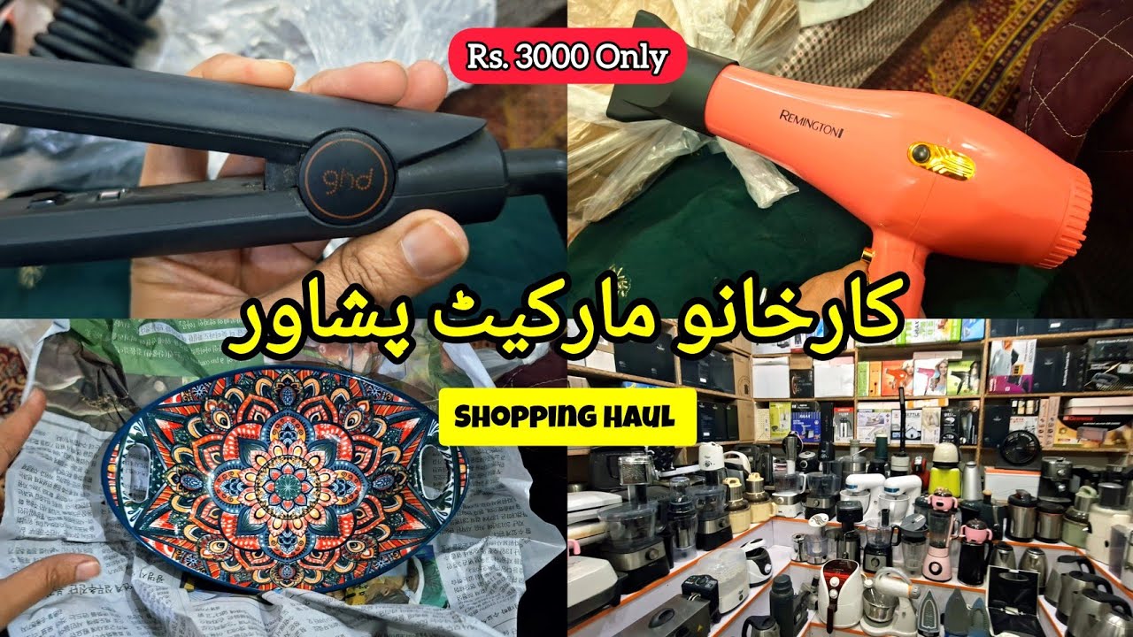 Imported Bags/Hair Tools/Crockery/Kitchen Items at Low Rates in Pirano Market | Karkhano Market Vlog