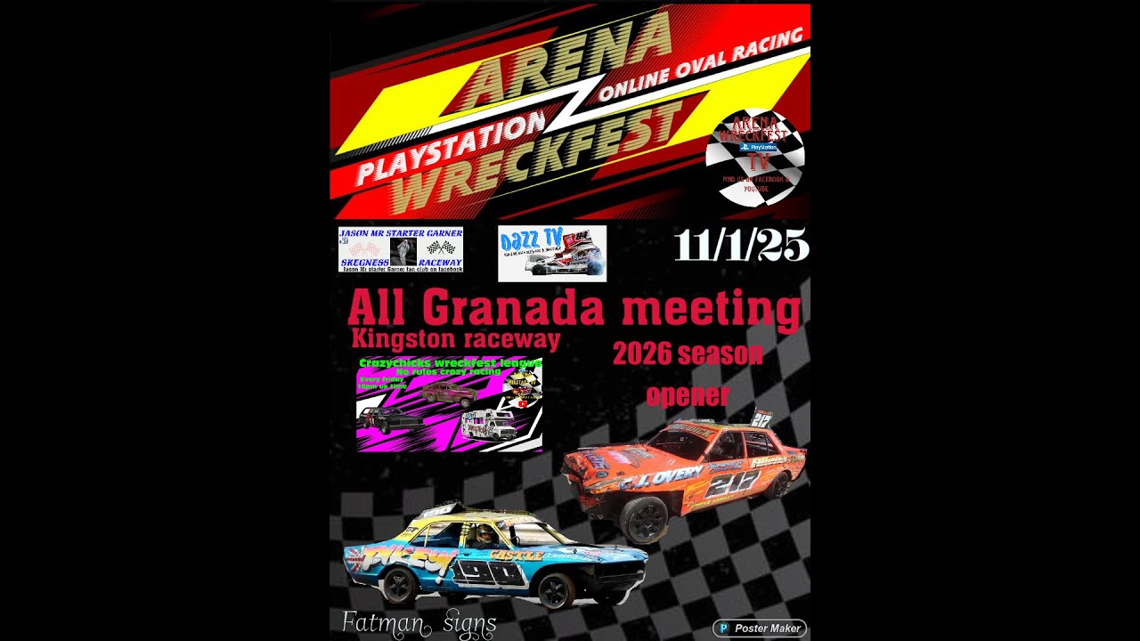 Arena wreckfest All Granadas National bangers Season opener