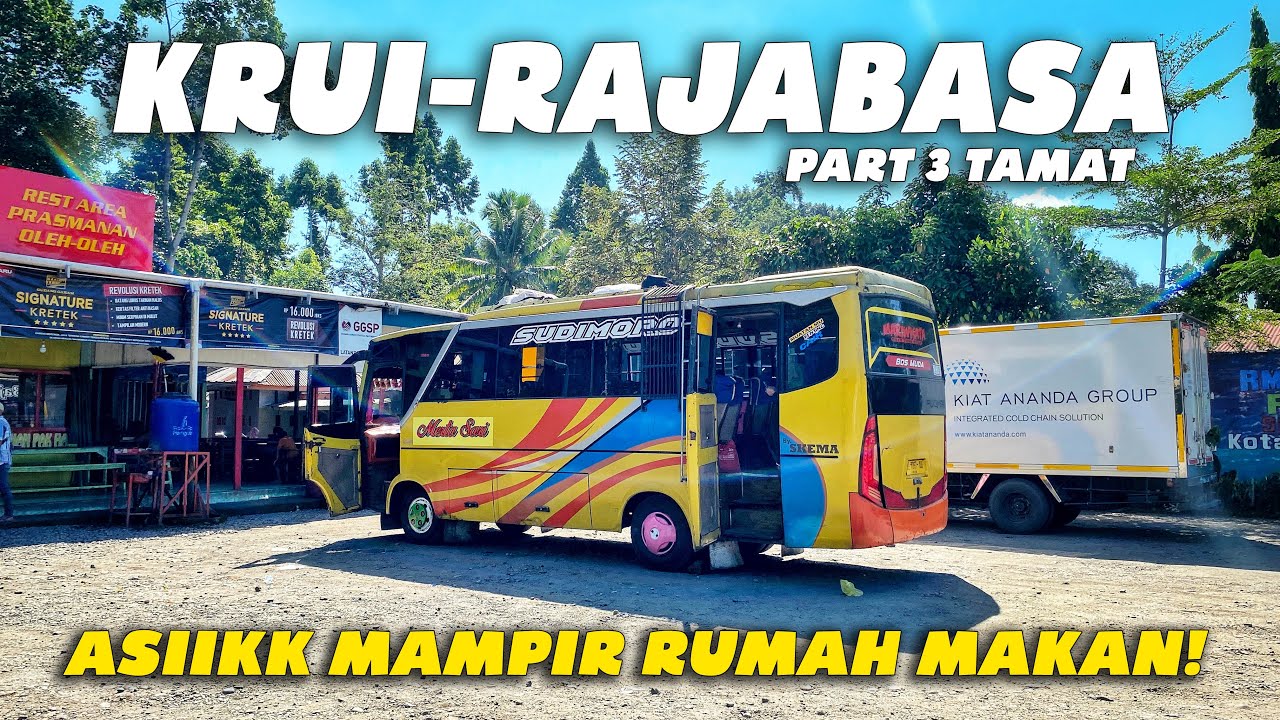 Ga Jadi Lapar! Bus MERTA SARI Ternyata Masuk Restoran. Saya Kira Krui-Rajabasa Dekat, Ga Taunya Jauh