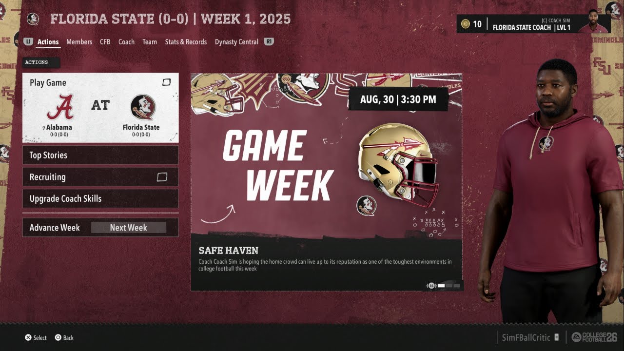The Rebuild Of Florida State Ep.1 | College Football 26 Dynasty Mode