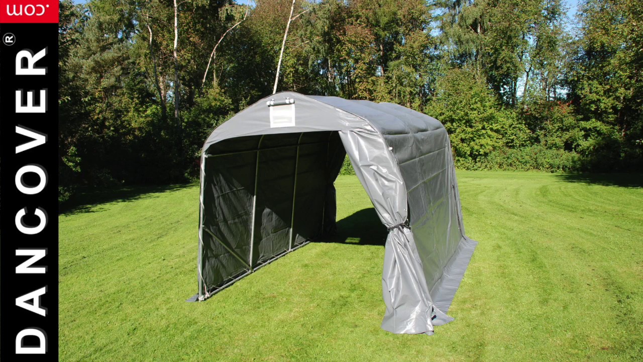 Storage tent PRO 2.4x3.6x2.34 m PVC, Grey
