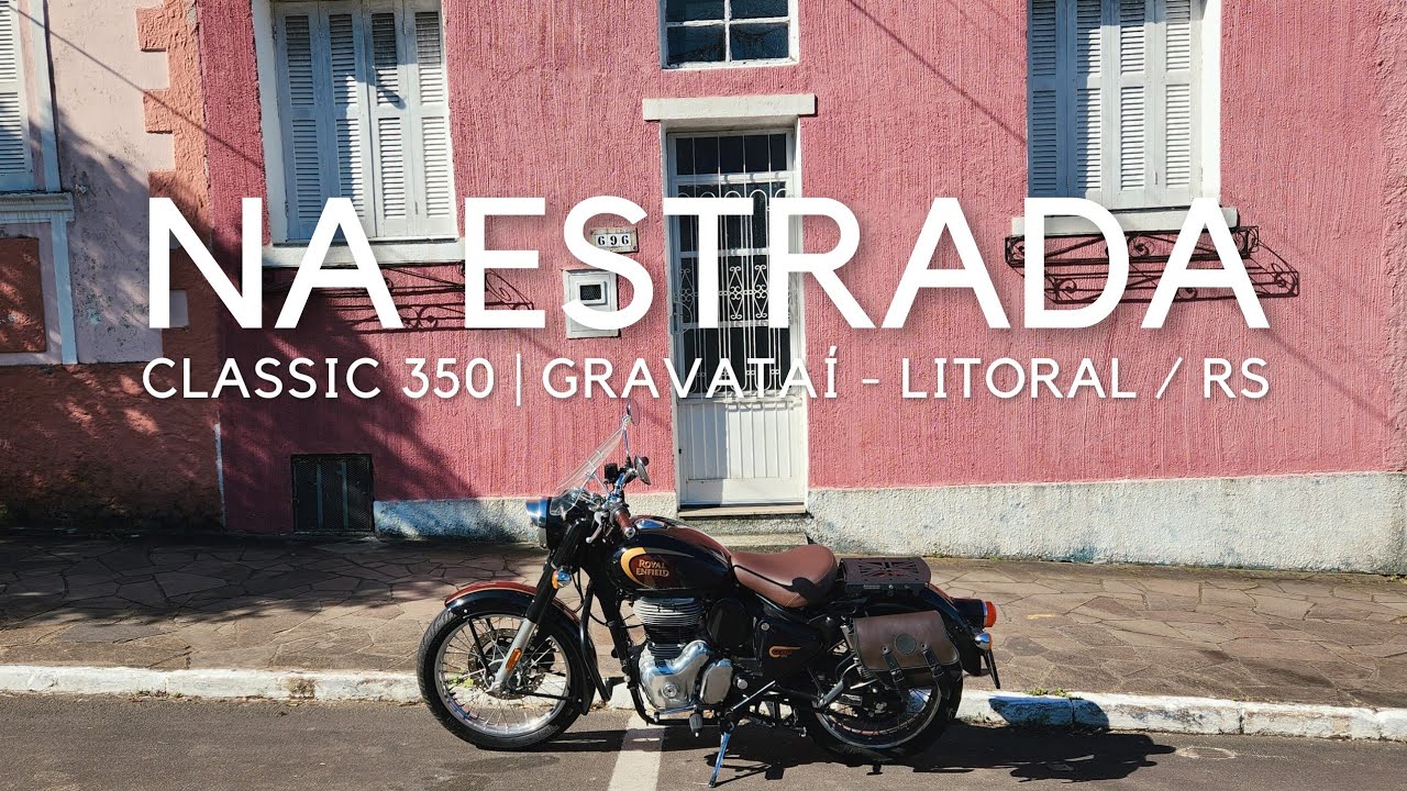 NA ESTRADA COM A ROYAL ENFIELD CLASSIC 350