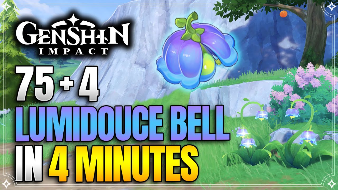 Lumidouce Bell Locations | Fast and Efficient Route | Lynette Ascension Materials |【Genshin Impact】