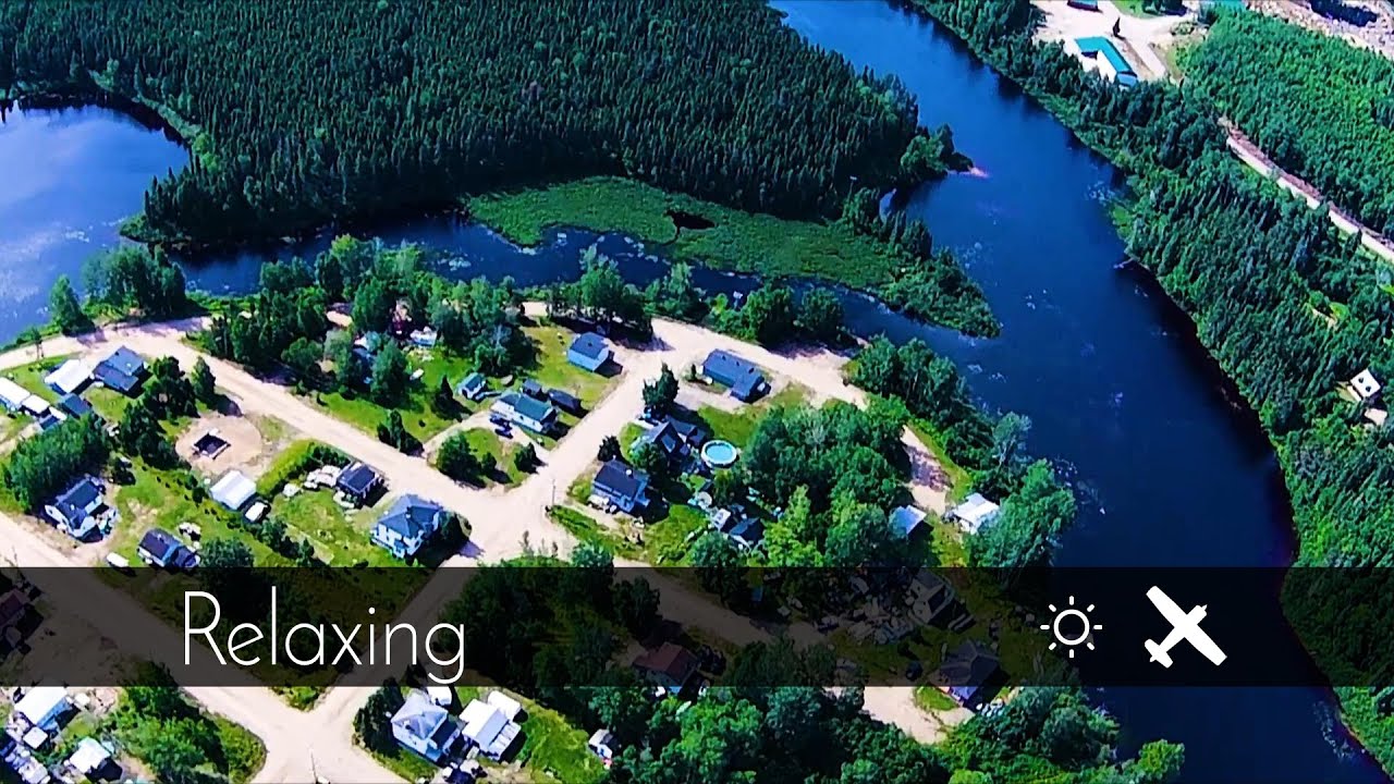SlowTV - Relaxing Music - From Parent airport to La Tuque
