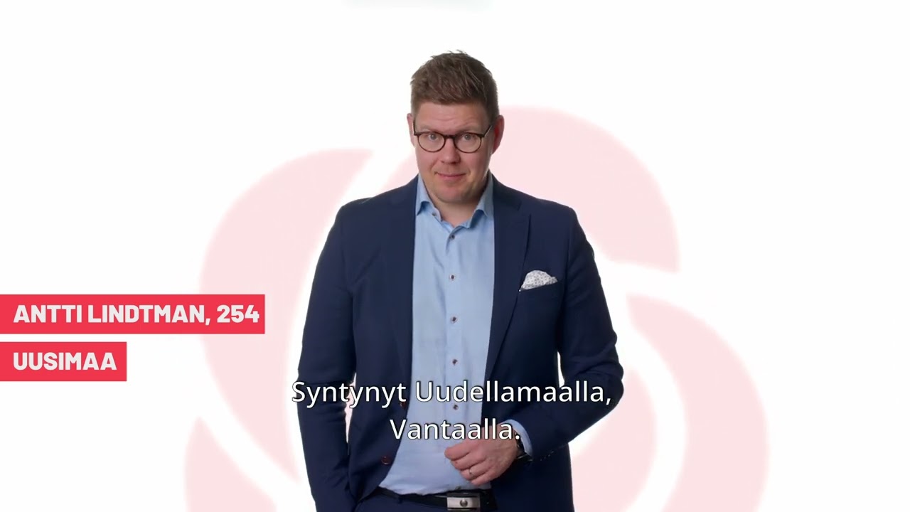 Eduskuntavaaliehdokas: Antti Lindtman 254