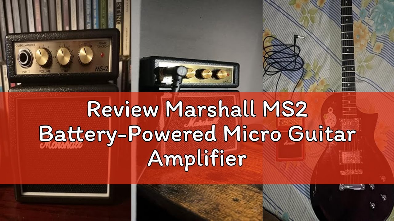 Review Marshall MS2 Battery-Powered Micro Guitar Amplifier