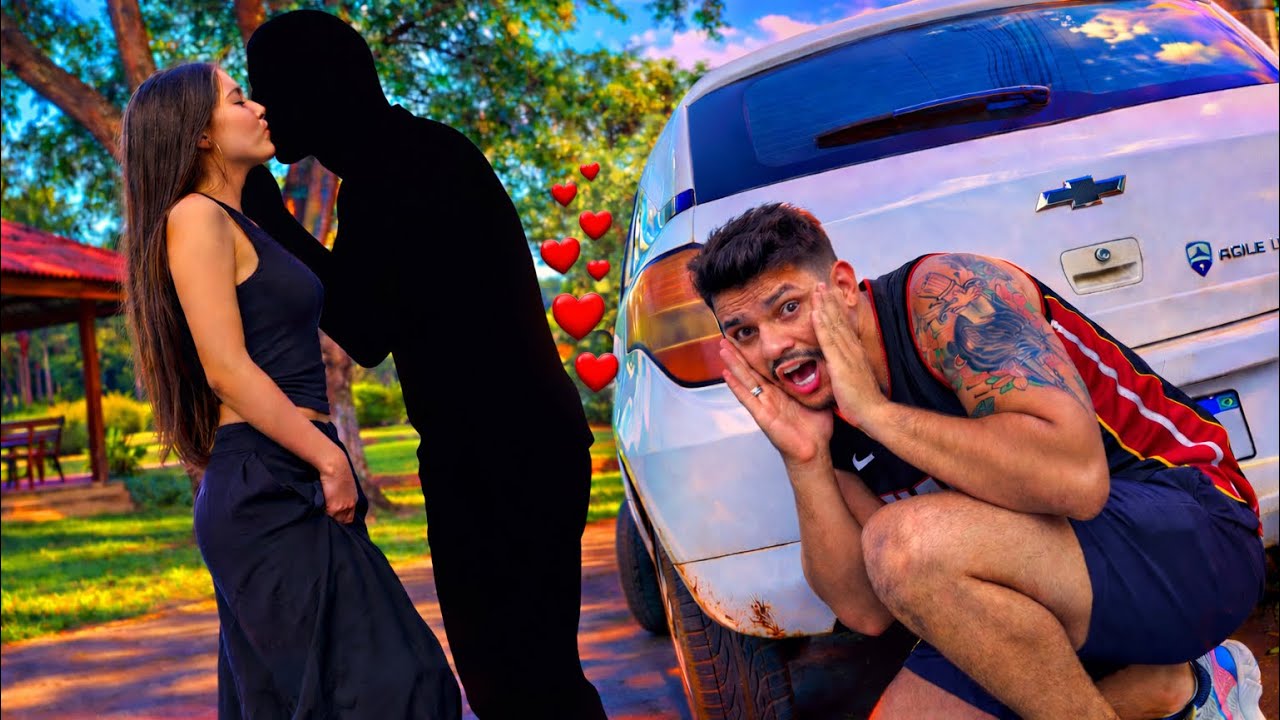 O Amor Sempre Vence…Flagrei A Maju Com Seu Crush Misterioso