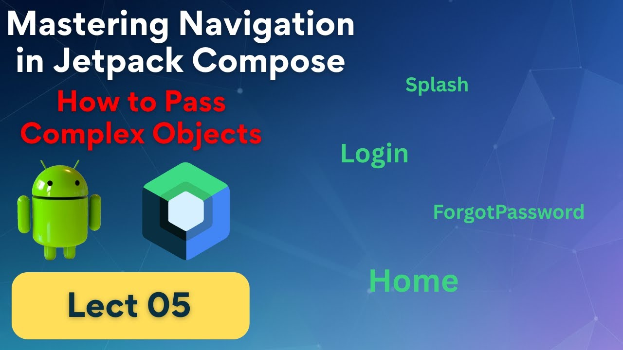 05 - How to clear previous Screen while Navigation ? - Jetpack Compose | Android with Rashid Saleem