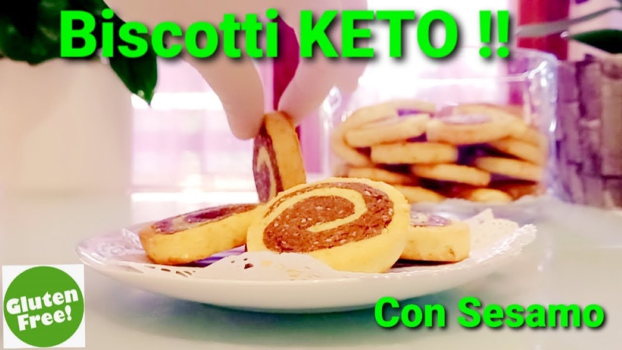 Biscotti Keto !! # Senza Zucchero & Senza Glutine # Buoni e facili da piacere a tutti