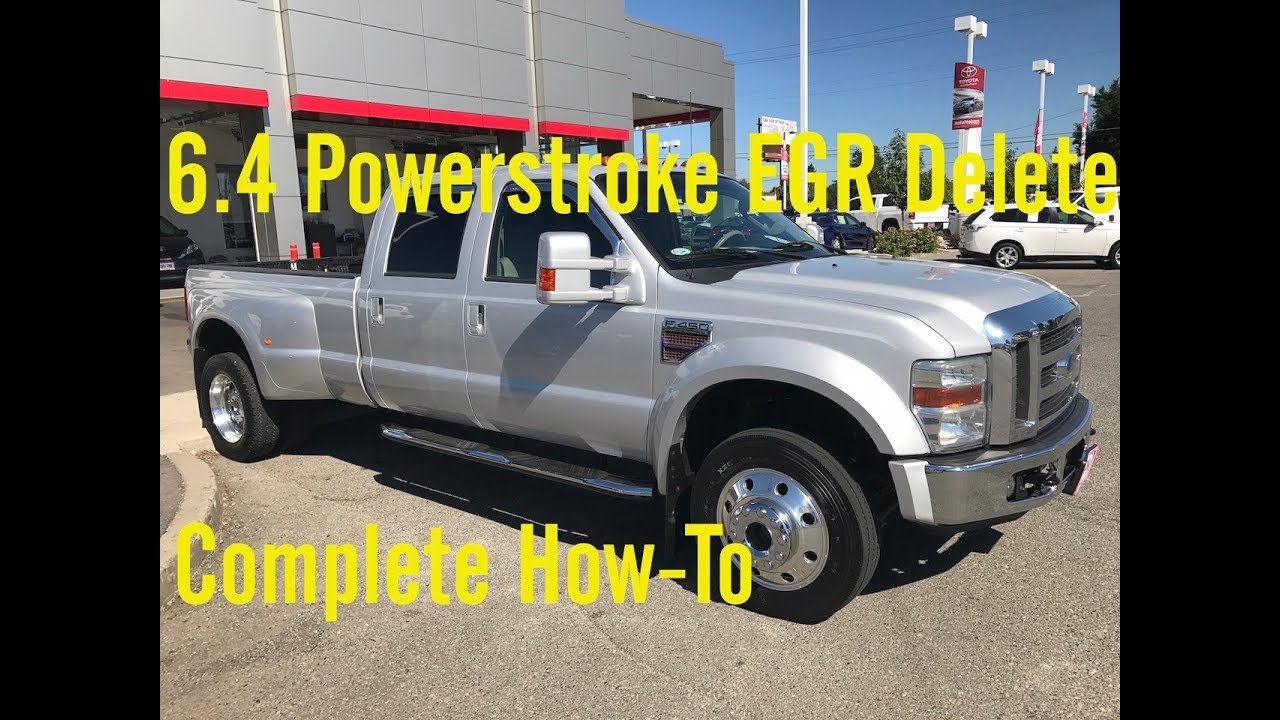 6.4 Powerstroke EGR Delete Complete Step-By-Step Install