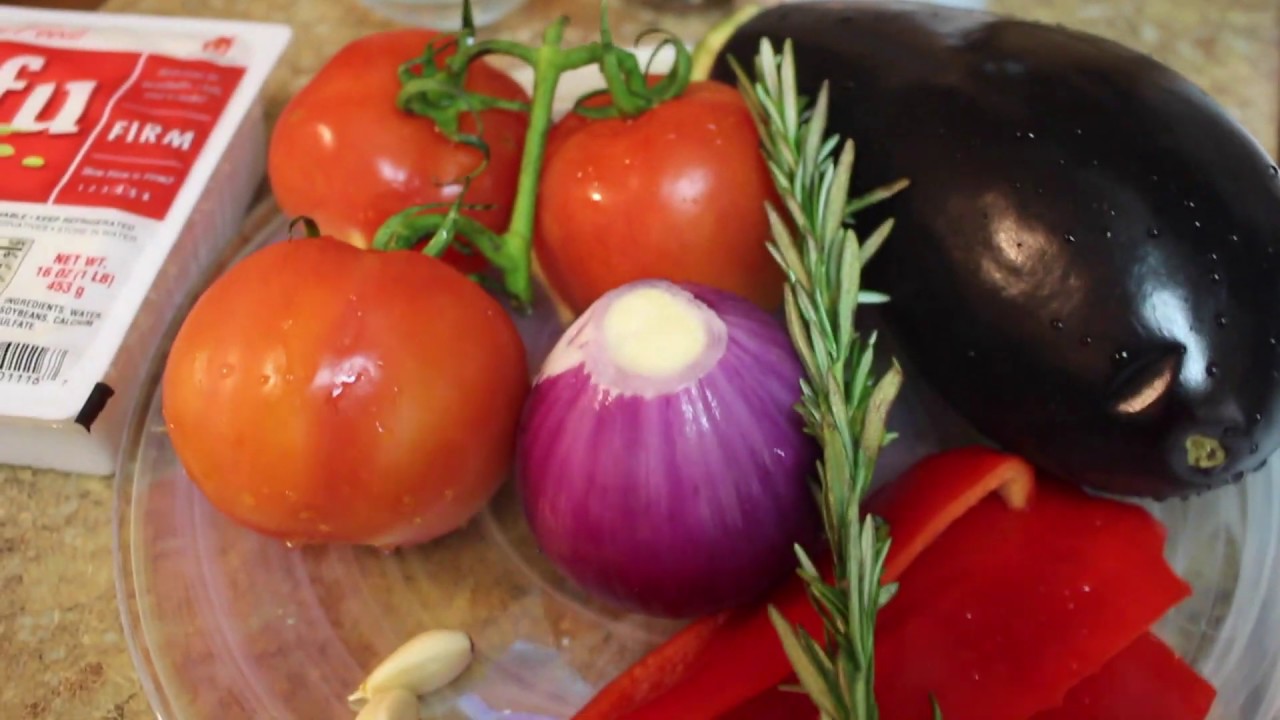Receta Vegana Con Tofu Y Berenjena