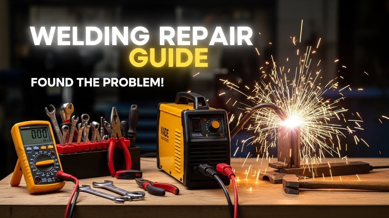 Welding Machine Repair — Found the Real Problem After 2 Days of Testing! 🔥