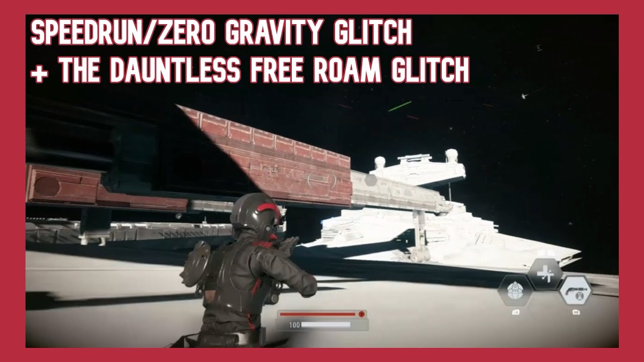Star Wars Battlefront 2 Speedrun/Zero Gravity + Free Roam Glitch [Read Description]