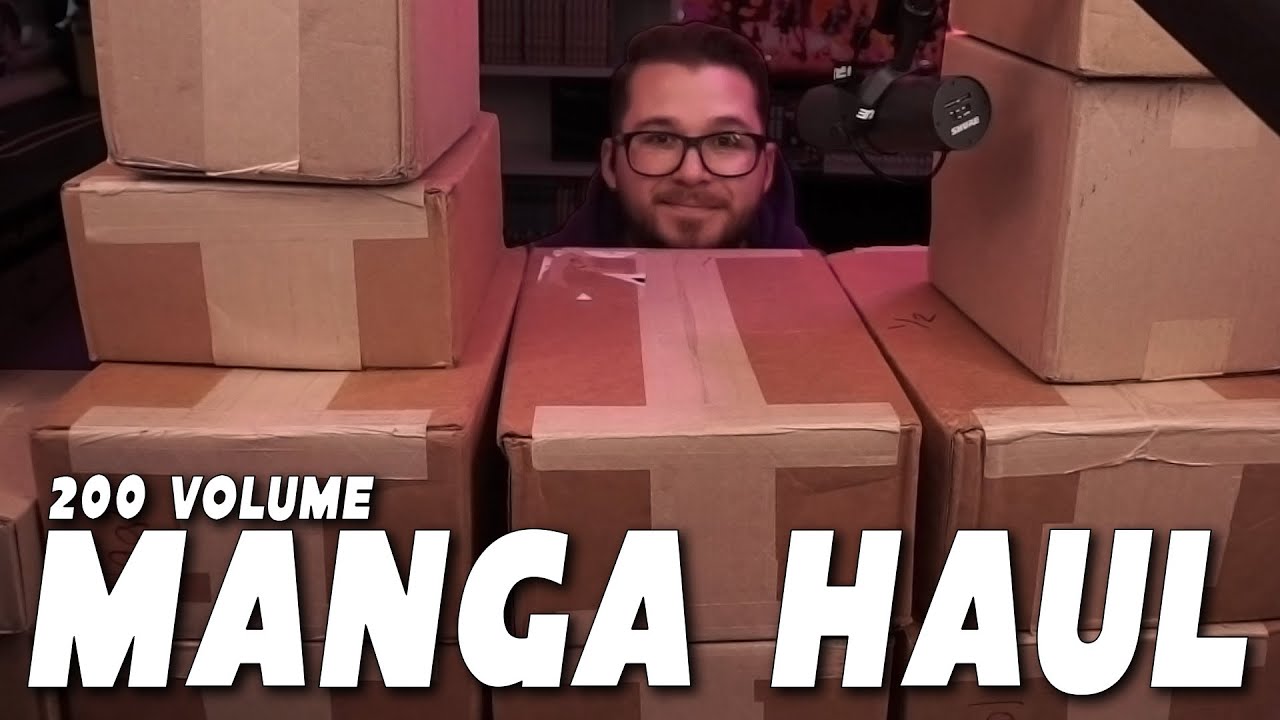 MY LARGEST MANGA HAUL EVER! 200 VOLUMES!