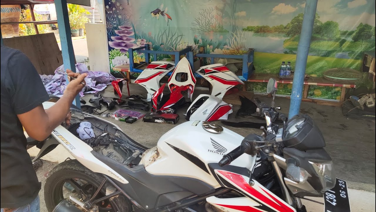 Cb old modif CBR 250rr pnp tanpa ubah rangka asli ganteng bosku