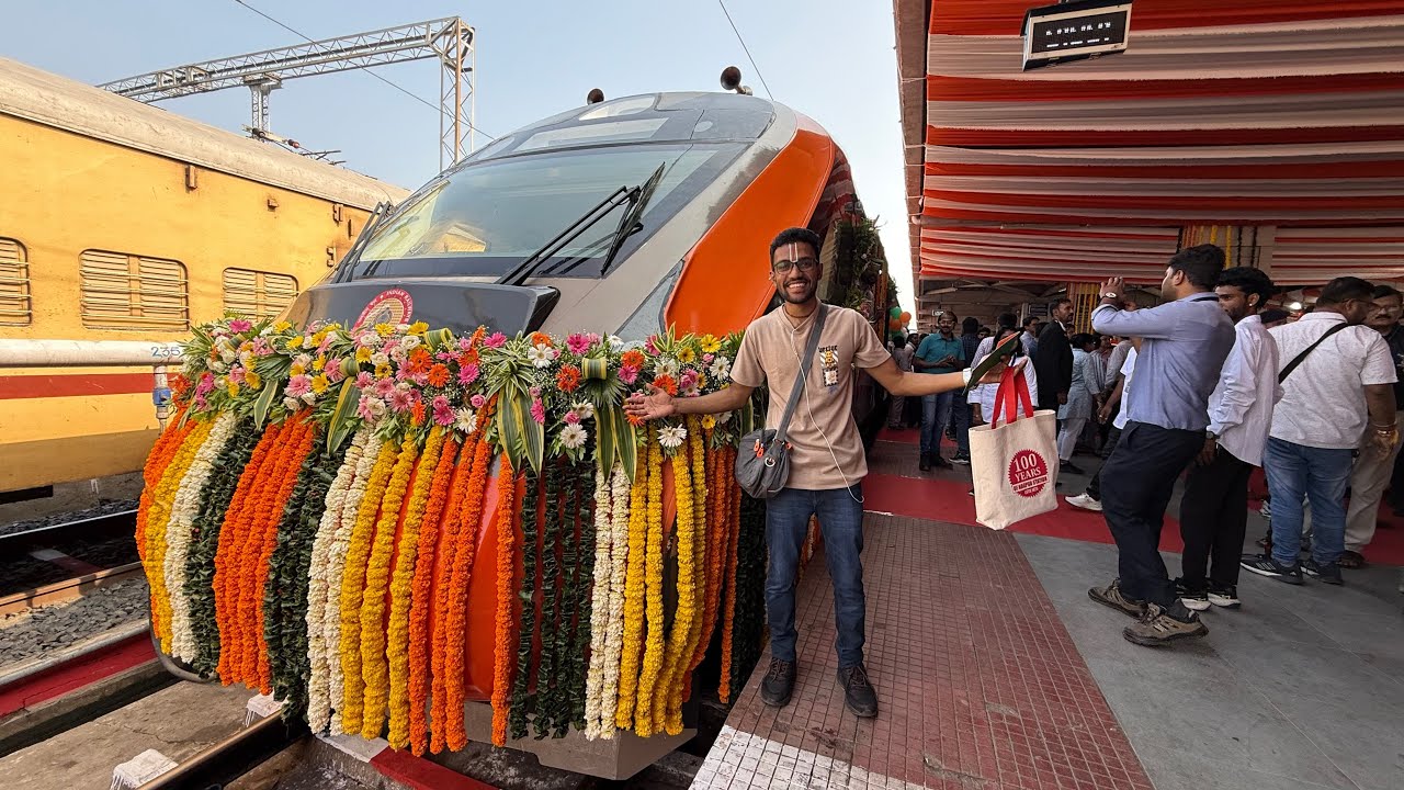 INAUGURATION OF INDIA'S LONGEST RUNNING ( NAGPUR - PUNE VANDE BHARAT 🇮🇳♥️)
