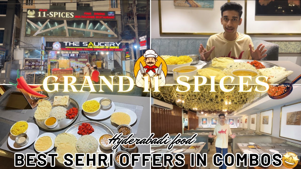 Ramzan Biggest Offer in Sehri Combos🤩 Hyderabadi Food (Grand 11 Spices Restaurant)