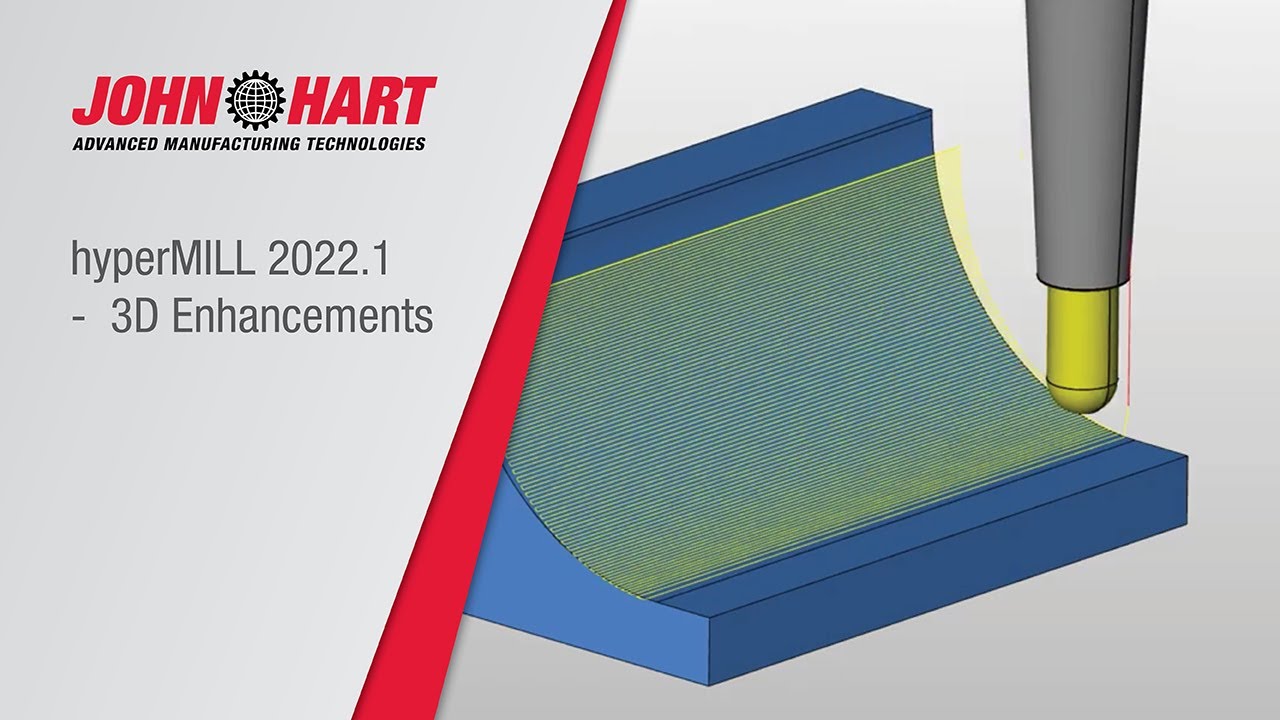 hyperMILL 2022.1 - 3D Enhancements