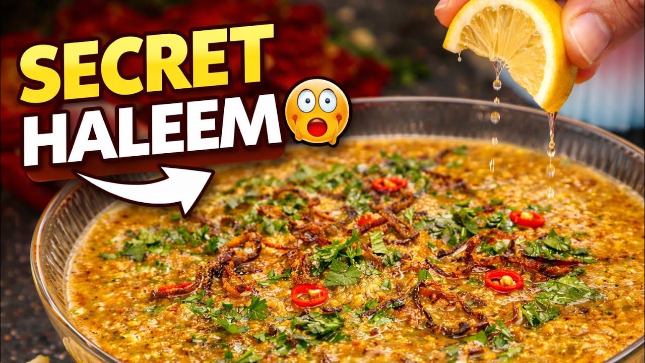 BEST HALEEM OR DALEEM RECIPE BY COOKING CORNER WITH EZZAH