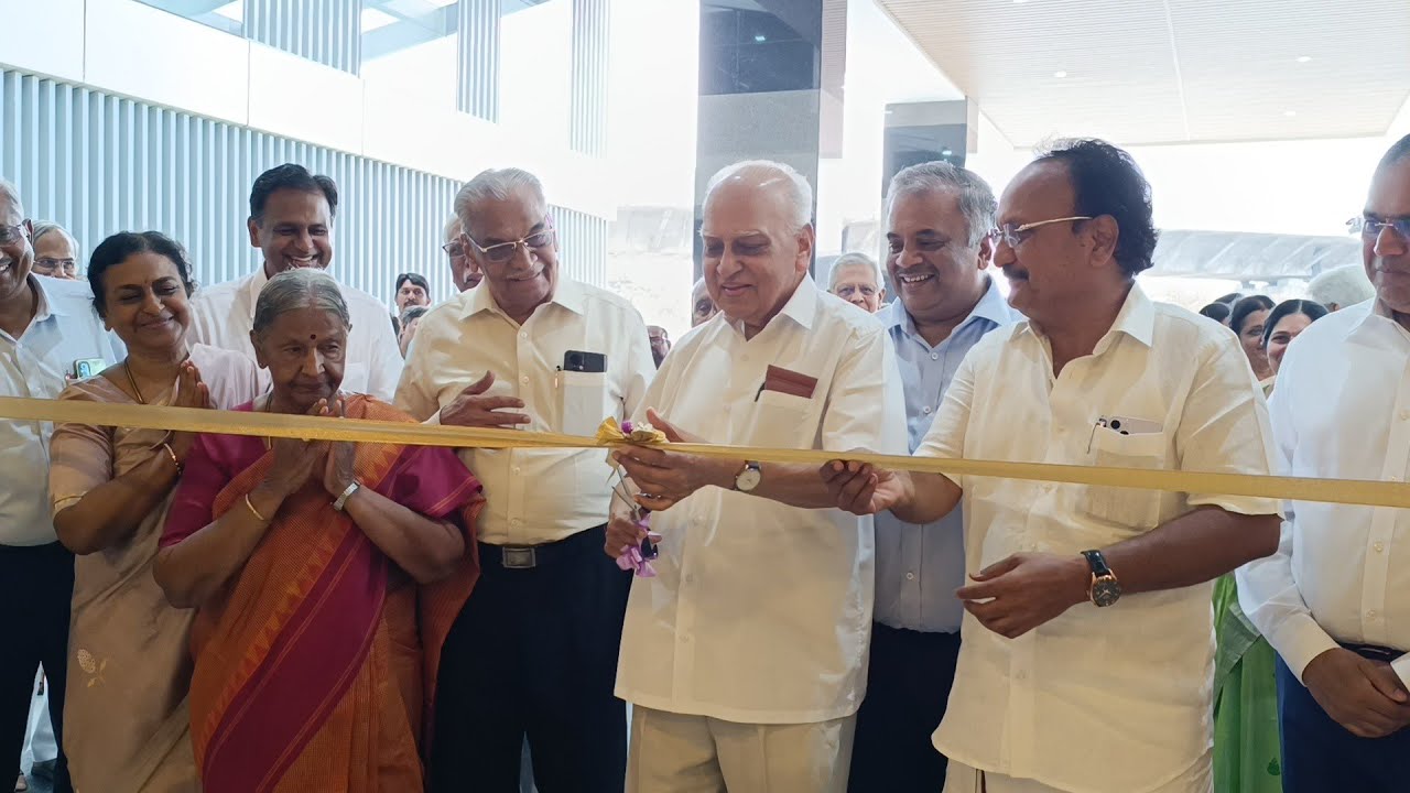 B K Krishnaraj Vanavarayar Inauguration of New Block at Aravind Eye hospital Coimbatore 29.09.24