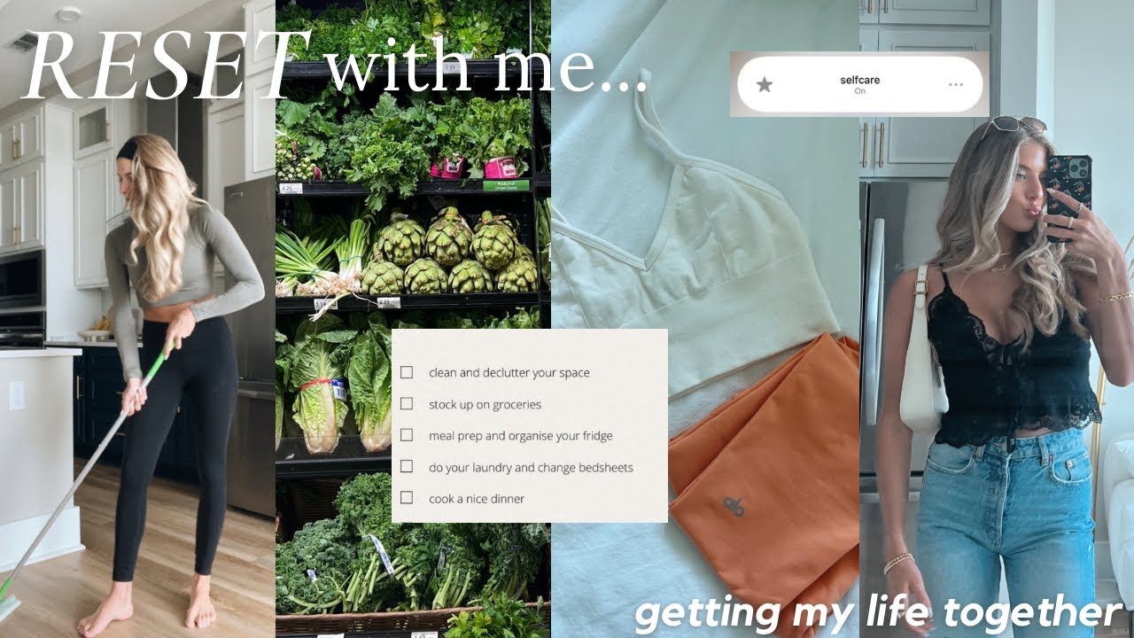 RESET VLOG: grocery restock, cleaning my apartment, + tips for making friends in a new city!
