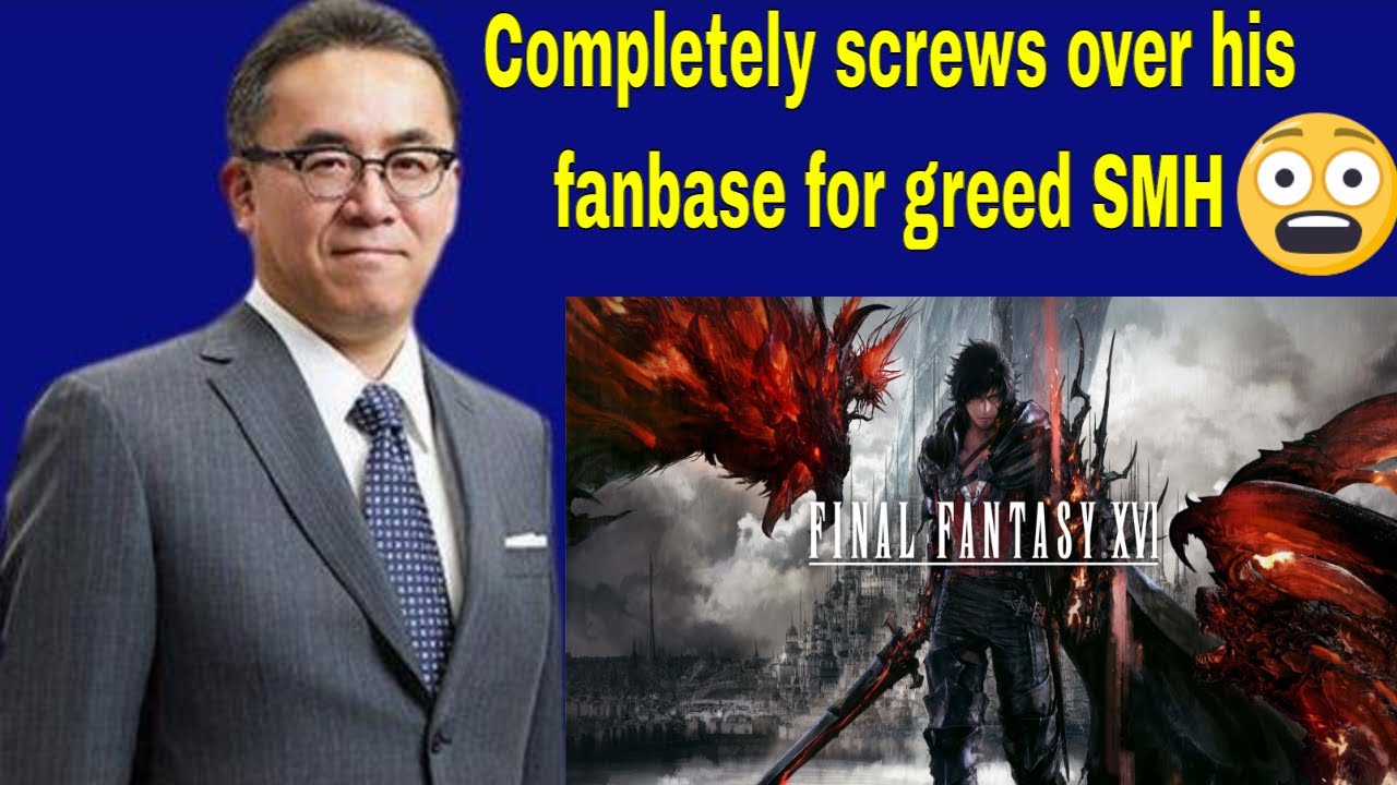 Square Enix CEO Yosuke Matsuda is going to add NFT's in future games Final fantasy might be screwed