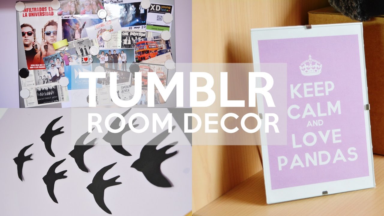 IDEAS de Decoración TUMBLR⚡ | DIY