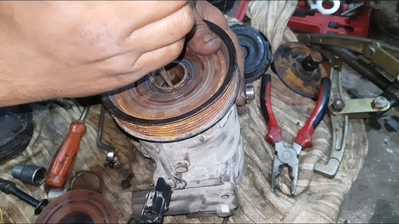 How To Remove AC Compressor Clutch in Hyundai & Kia