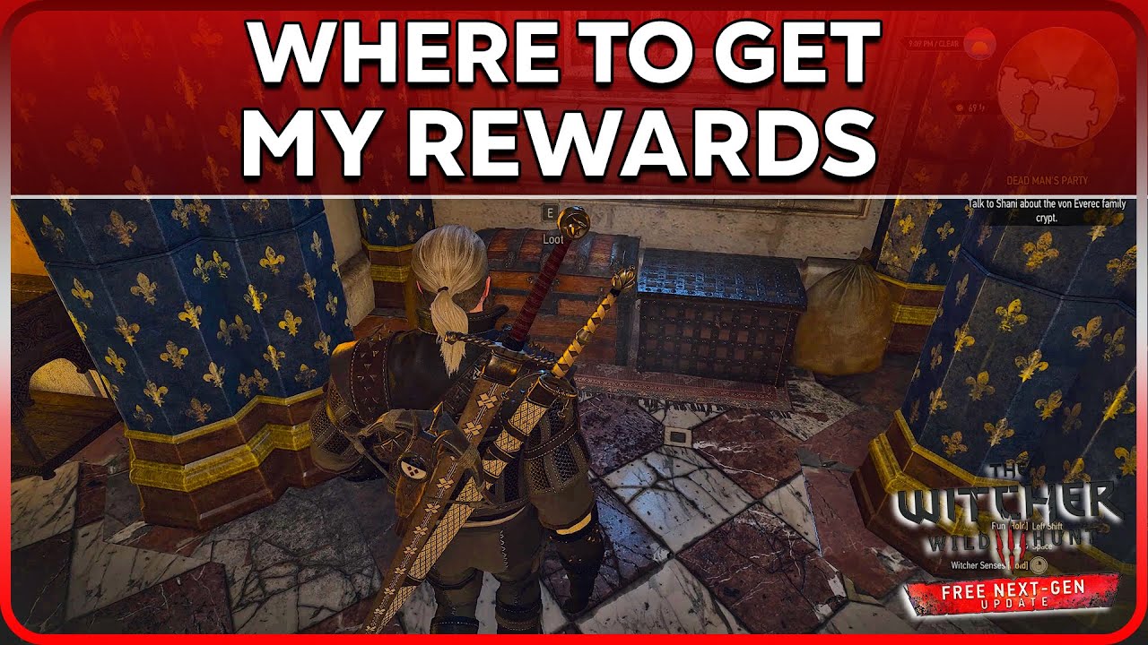My Rewards / White Tiger / Thousand Flowers Armor Location Witcher 3 Next Gen