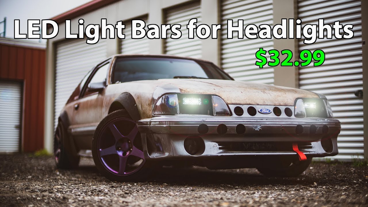 How to replace your headlights with LEDMIRCY  LED lightbars