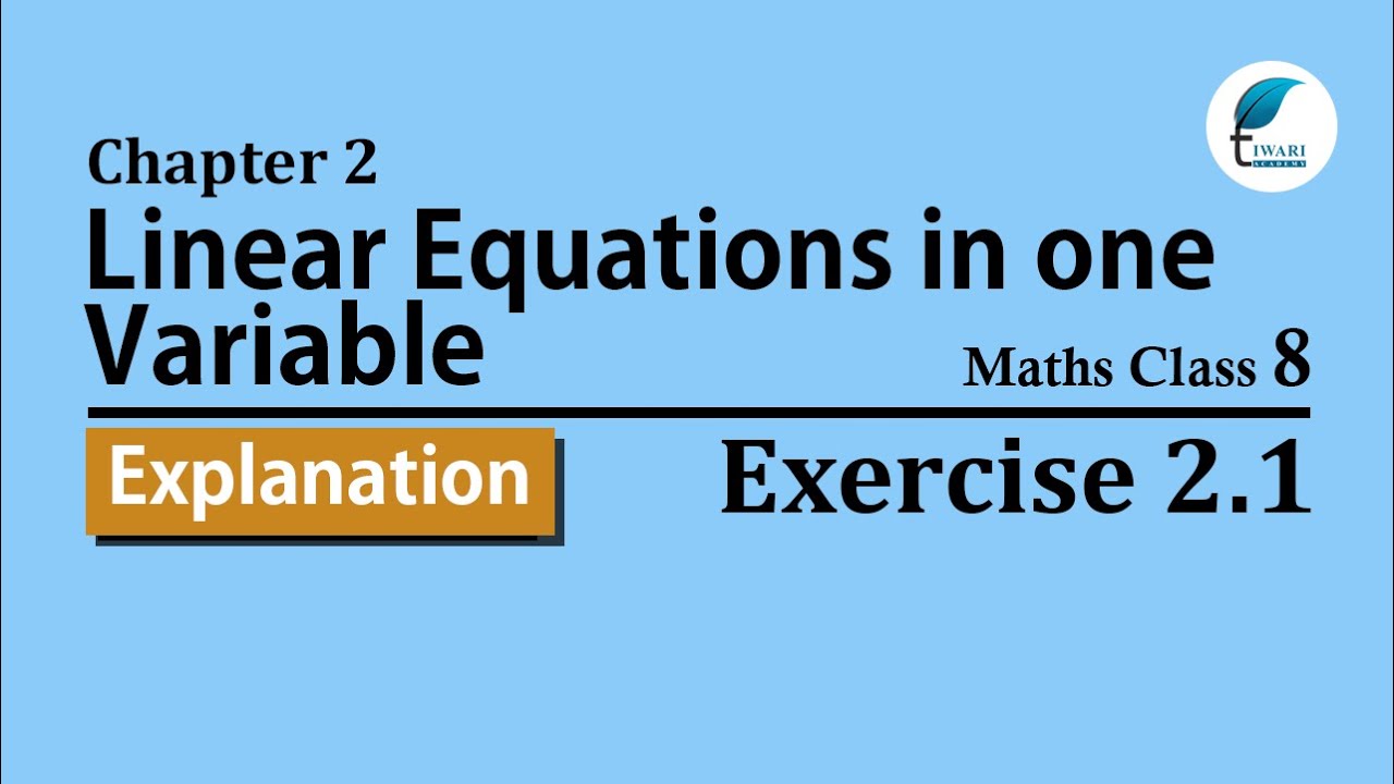 NCERT Solutions for Class 8 Maths Chapter 2 Exercise 2.1