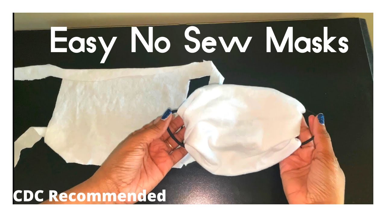 Easy NO SEW diy face masks ⎮ CDC RECOMMENDED