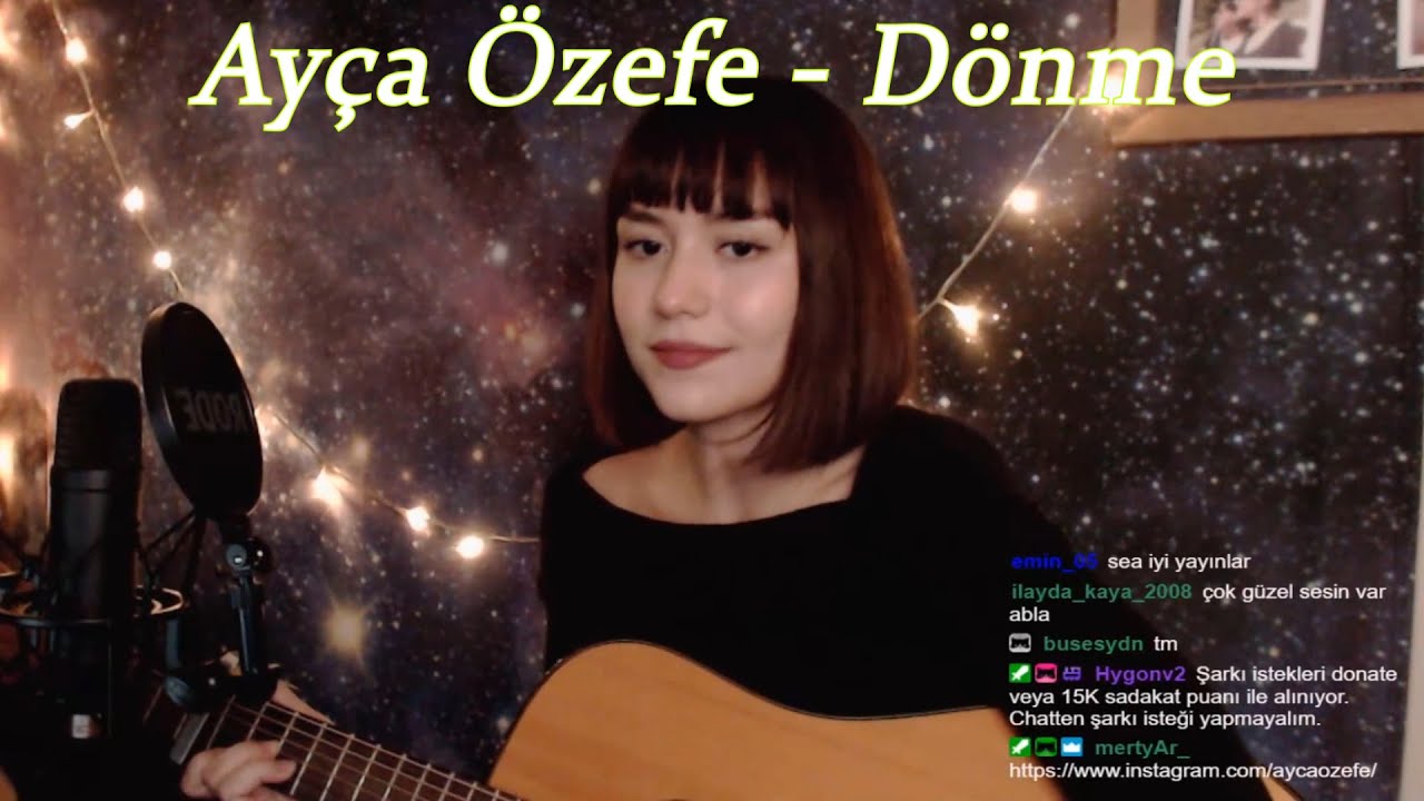 Ayça Özefe - Dönme (Cover) | Twitch Kesitleri