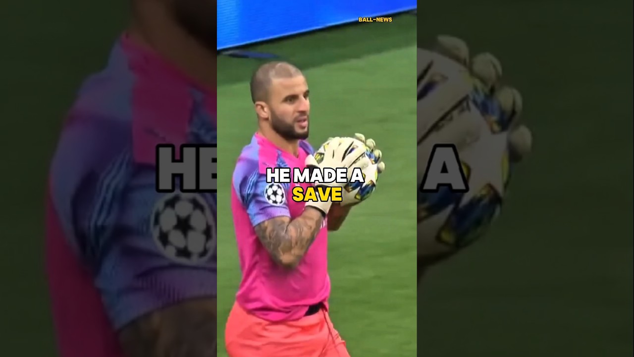 KYLE WALKER IS A GOOD GOALKEEPER 😱